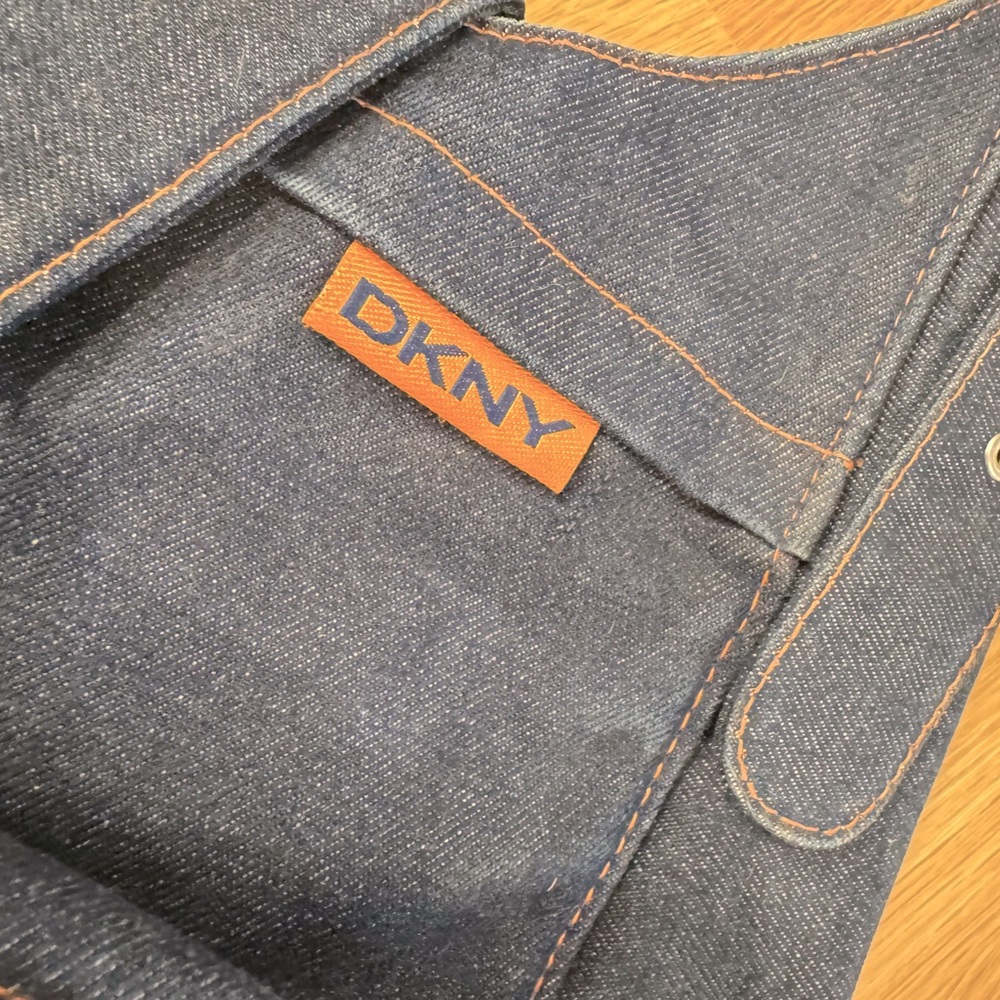 DKNY denim shoulder bag
